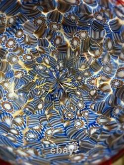 Vintage Venetian Murano Glass Millefiori Bowl Gambaro & Poggi