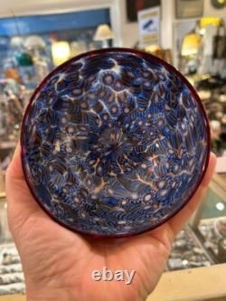 Vintage Venetian Murano Glass Millefiori Bowl Gambaro & Poggi