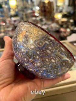 Vintage Venetian Murano Glass Millefiori Bowl Gambaro & Poggi