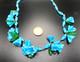 Vintage Venetian Murano Glass Necklace Floral Italy 18