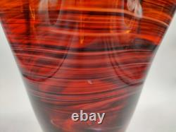 Vintage Venini Art Glass Vase'Fazzoletto' Murano 1960's
