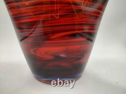 Vintage Venini Art Glass Vase'Fazzoletto' Murano 1960's