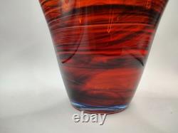 Vintage Venini Art Glass Vase'Fazzoletto' Murano 1960's