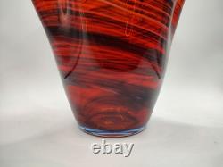Vintage Venini Art Glass Vase'Fazzoletto' Murano 1960's