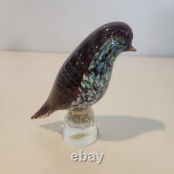 Vintage Vetreria Artistica Murano Glass Bird