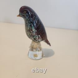 Vintage Vetreria Artistica Murano Glass Bird