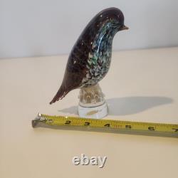 Vintage Vetreria Artistica Murano Glass Bird
