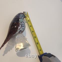 Vintage Vetreria Artistica Murano Glass Bird