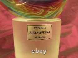 Vintage Vetreria Tagliapietra Murano Italy Art Glass Ribbon sculpture signed 13