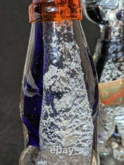 Vintage Vetro Artistico Veneziano Murano (AVEM) Glass Cat & Dog Figurine
