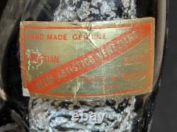 Vintage Vetro Artistico Veneziano Murano (AVEM) Glass Cat & Dog Figurine