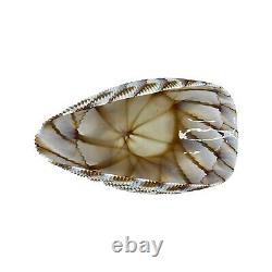 Vintage Yalos Murano Seashell Glass Bowl