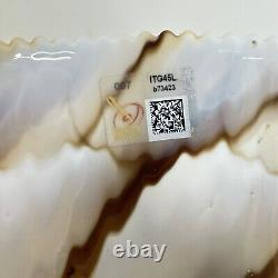 Vintage Yalos Murano Seashell Glass Bowl