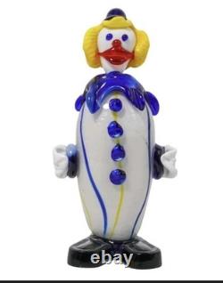 Vintage murano glass Clown Handmade