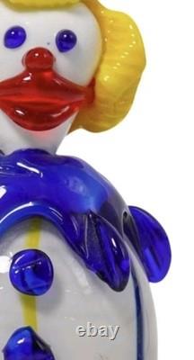 Vintage murano glass Clown Handmade