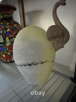 Vintage murano glass elephant