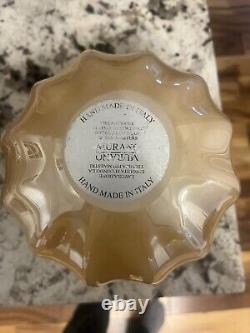 Vintage murano large glass bowl