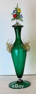Vintage murano vase Italian 1930 in mint condition