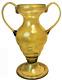 Vittorio Zecchin Soffiato Murano Glass Pedestal Footed Two Handled Amphora Vase