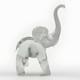Vtg 8 Vintage Murano Art Glass Trunk Up Elephant Sculpture by Lucio Zanetti