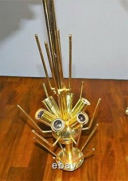 Vtg CAMER Murano Italy Art Glass CALLA LILY Chandelier 3-Tier Controlled Bubbles