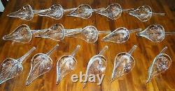 Vtg CAMER Murano Italy Art Glass CALLA LILY Chandelier 3-Tier Controlled Bubbles