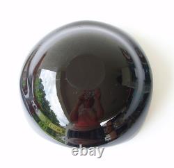 Vtg Dino Martens Murano Tutti Frutti Black Cased Art Glass Bowl Argento 9W MCM