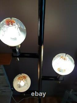 Vtg MCM Murano Glass 1960's Tension Pole Light/Lamp, Retro Modernist, WOW