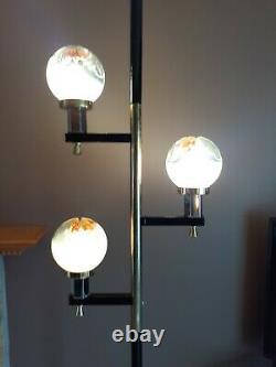 Vtg MCM Murano Glass 1960's Tension Pole Light/Lamp, Retro Modernist, WOW