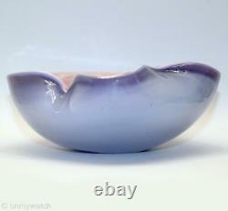 Vtg MURANO Bowl BARBiNi 7 GEODE Italy ArT GLaSs GOLD Aventurine BULLICANTE