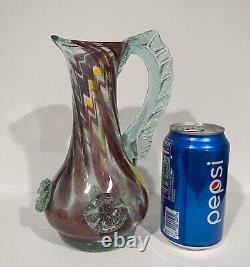 Vtg Murano Glass Vase Pitcher Ercole Barovier Toso Venetian Italian Italy Rare