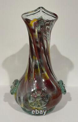 Vtg Murano Glass Vase Pitcher Ercole Barovier Toso Venetian Italian Italy Rare