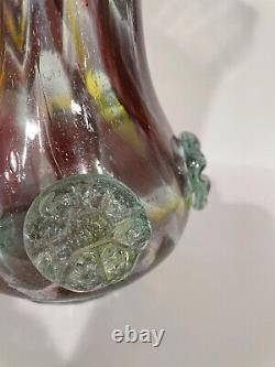 Vtg Murano Glass Vase Pitcher Ercole Barovier Toso Venetian Italian Italy Rare