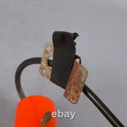 Wall Lamp Eye-Catching Murano Glass Orange White Space Age Vintage 60s