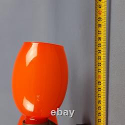 Wall Lamp Eye-Catching Murano Glass Orange White Space Age Vintage 60s